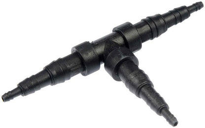 Dorman - Autograde Vacuum Connector Hard Vacuum Tubing Tee 1/8 or 1/4 or 3/8 In. with Black or White for Automotive Use