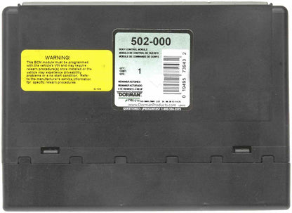 Dorman - OE Solutions Body Control Module Remanufactured with Quality Tested for 2007-2011 Cadillac Chevrolet GMC 502-000