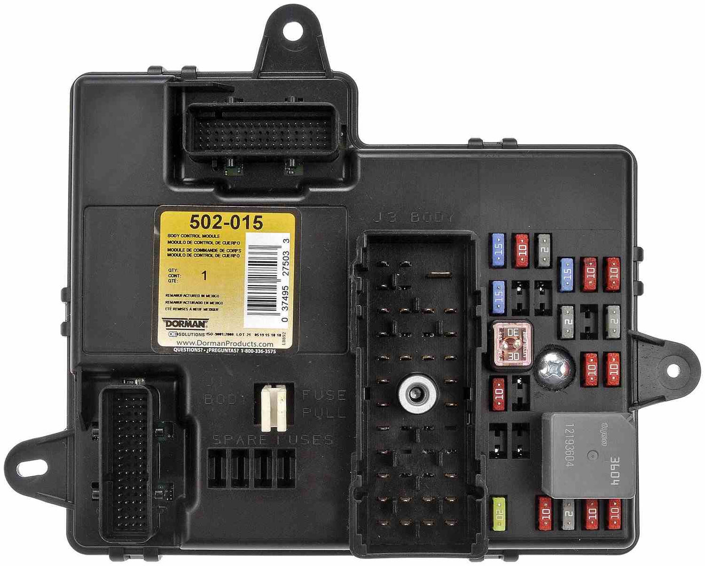 Dorman OE Solutions Remanufactured Body Control Module with Quality Test for 2010-2011 Chevrolet Cobalt HHR Pontiac G5 Saturn Sky 502-015