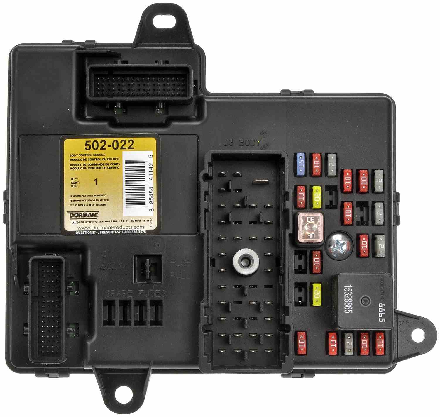 Dorman - OE Solutions REMANUFACTURED BODY CONTROL MODULE 502-022