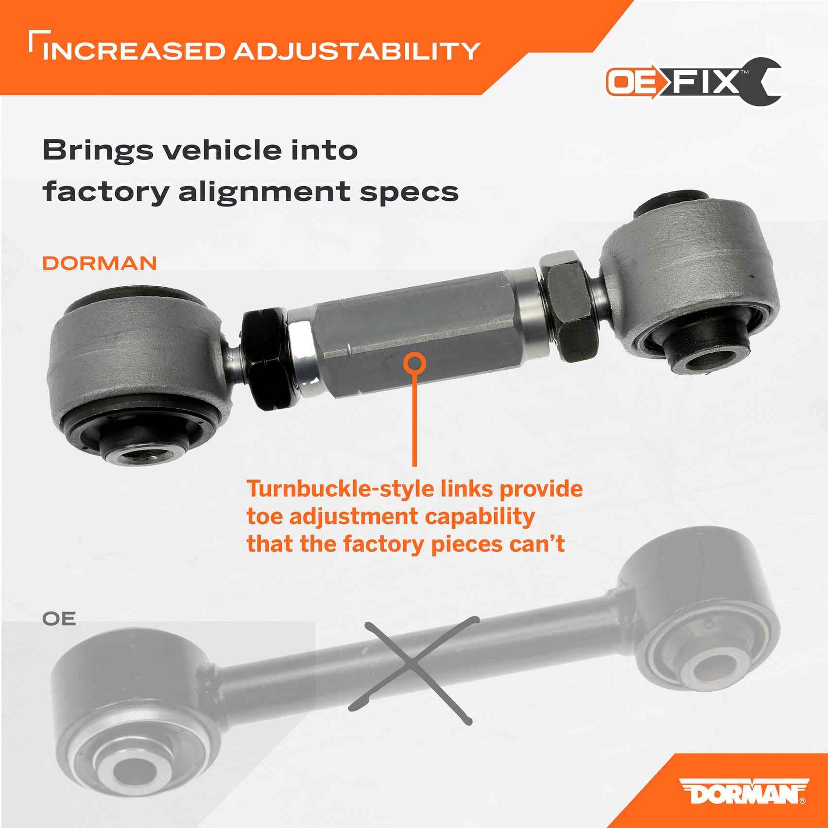 Dorman - OE Solutions ALIGNMENT TOE ARM 526-032