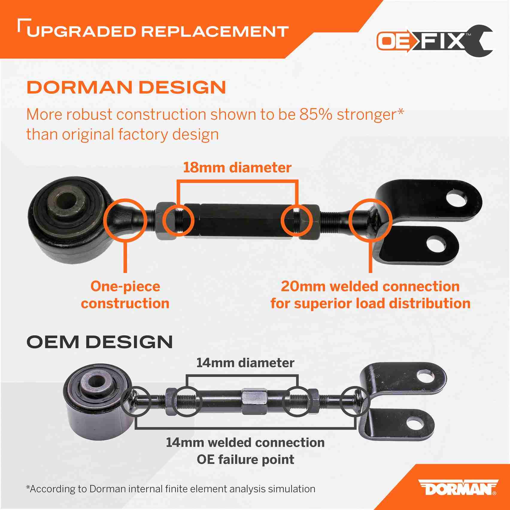 Dorman - OE Solutions ADJUSTABLE LATERAL LINK 527-367
