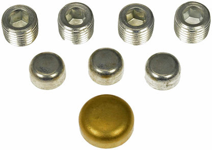 Dorman Autograde Engine Expansion Plug Kit with 15 Brass Plugs and 4 Pipe Plugs for Ford Lincoln Mercury 567-009