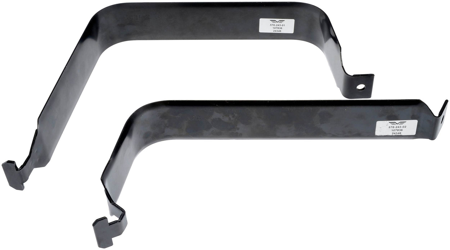 Dorman - OE Solutions Fuel Tank Strap Set for 2007-04 Buick 2009-03 Chevrolet 2009-03 GMC 2009-03 Isuzu 2008-04 Oldsmobile 2004-03 Saab 2008-05 578-243
