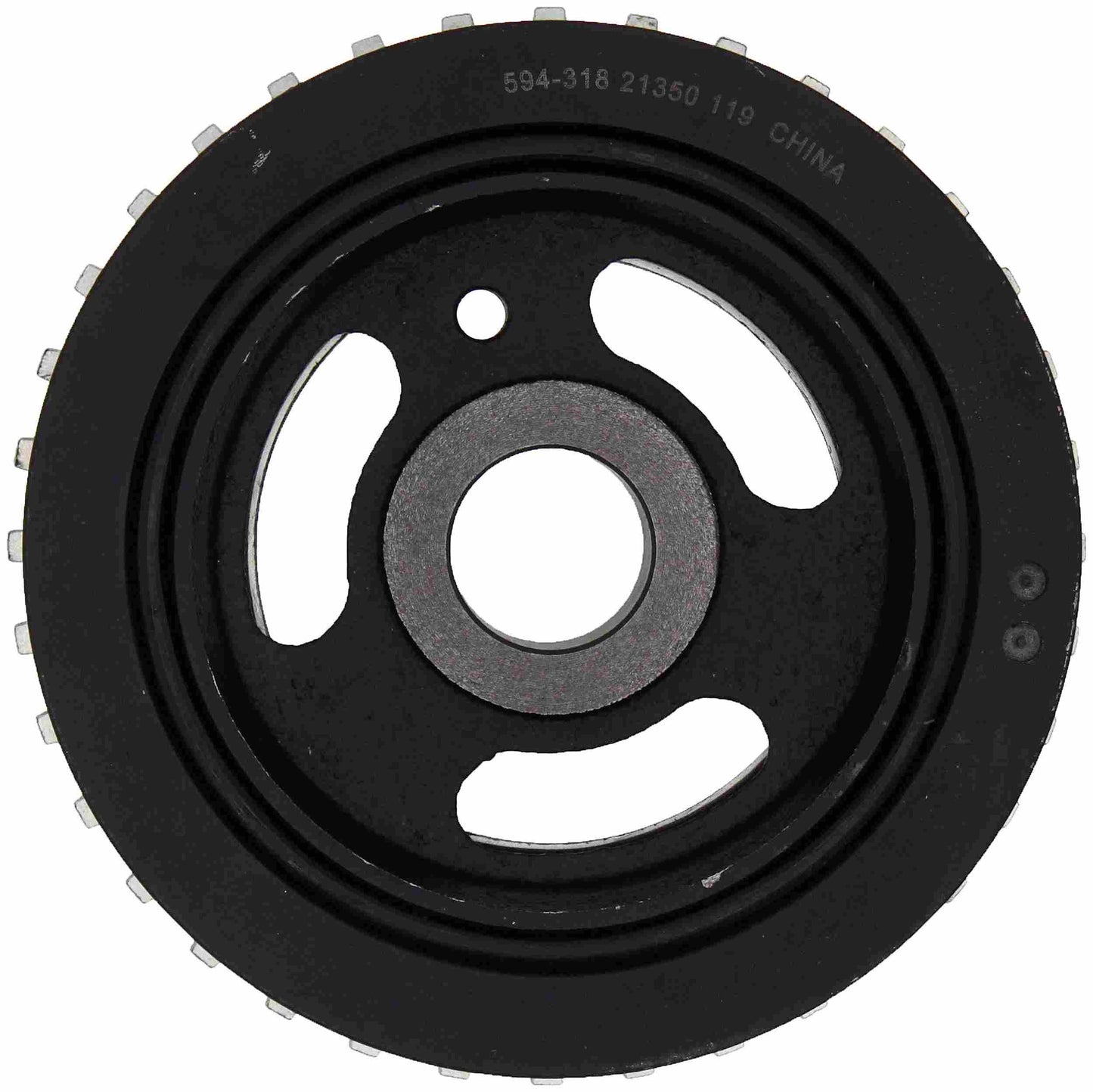 Dorman Engine Harmonic Balancer Assembly with Stress‑Resistant Rubber Bond for 2013 Ford 2013-01 Mazda 2010-01 Mercury 2008-05