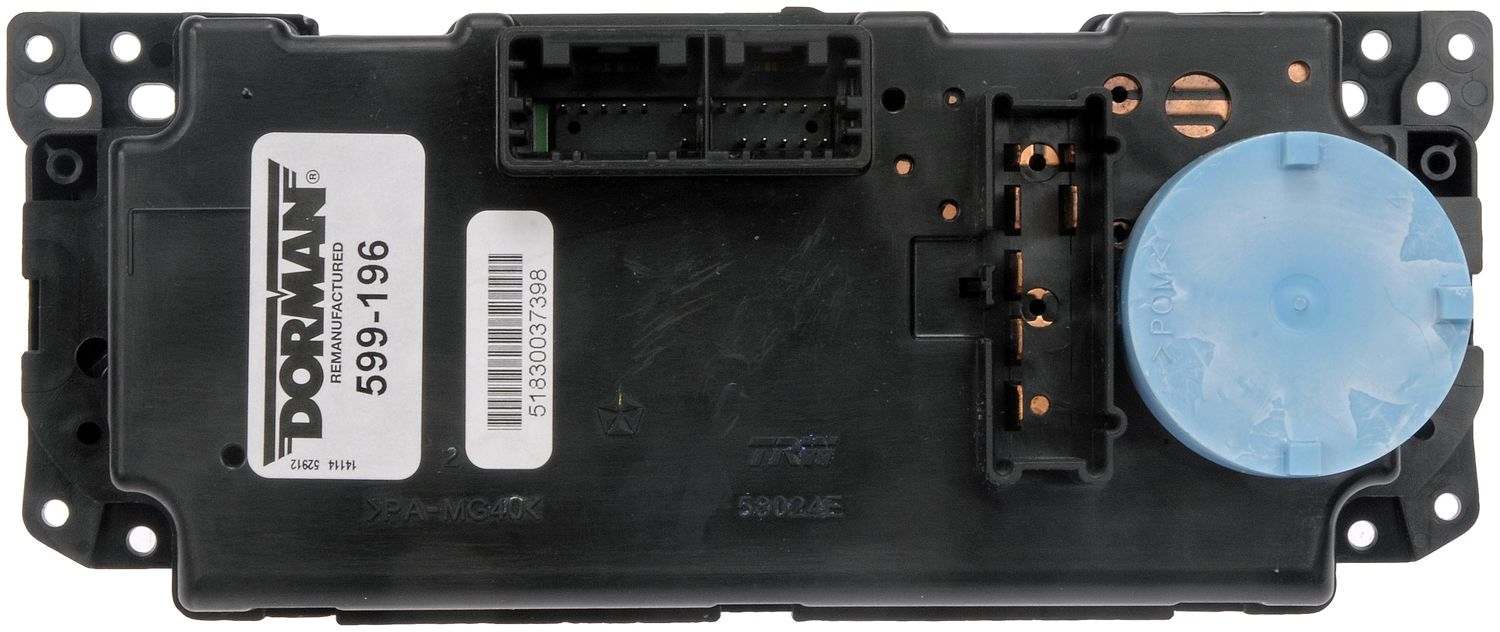 Dorman - OE Solutions REMANUFACTURED CLIMATE CONTROL MODULE 599-196