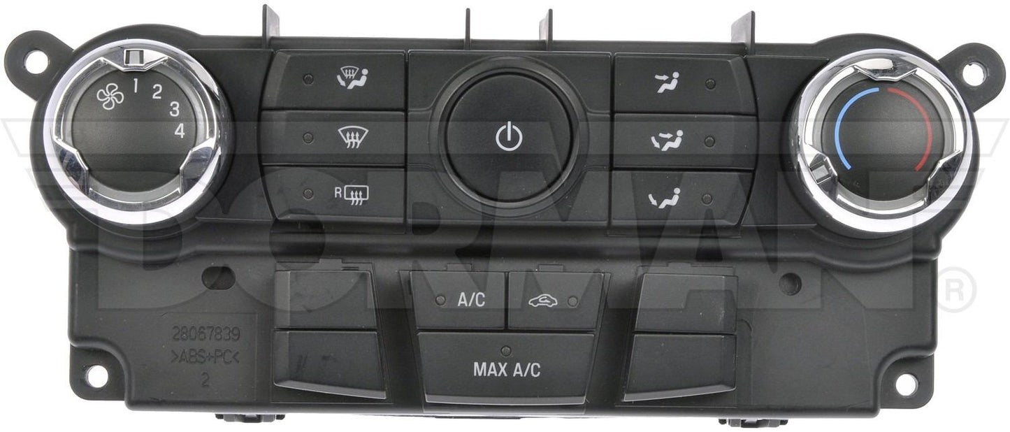Dorman HVAC Control Module with Calibration for 2010-2012 Ford Fusion Lincoln MKZ Mercury Milan 599-228