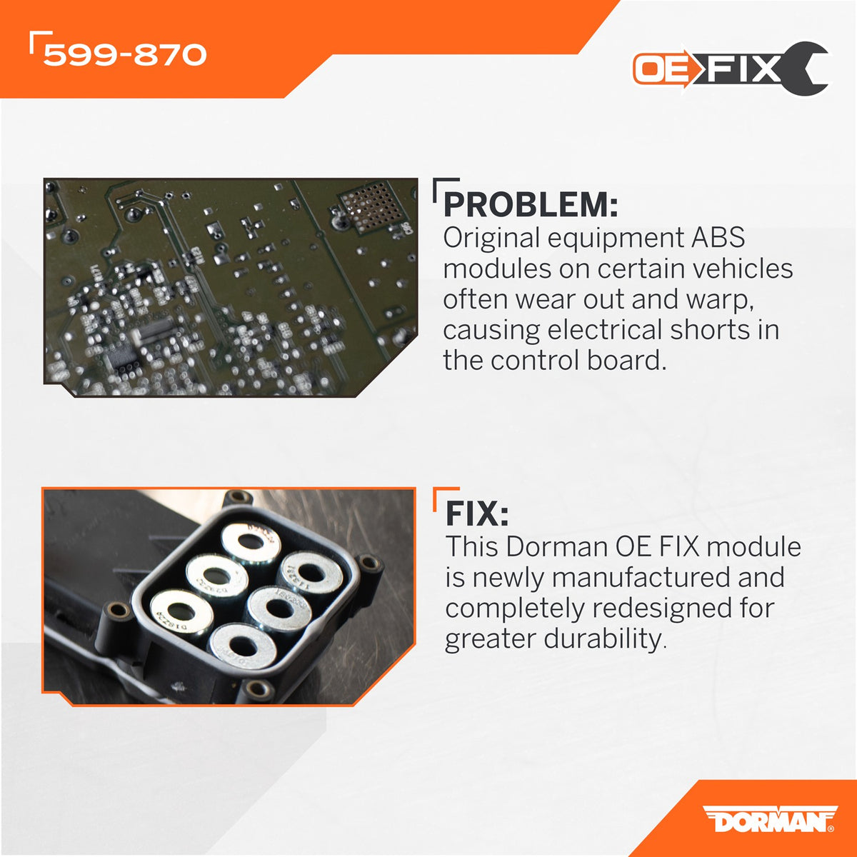 Dorman - OE Solutions ABS Control Module 599-870