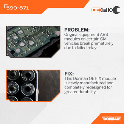 Dorman - OE Solutions ABS Control Module with Greater Durability for 2004-03 Chevrolet, GMC 599-871