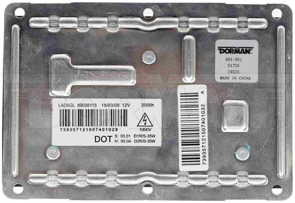 Dorman High Intensity Discharge Lighting Ballast for 2009-05 Chrysler 2009-03 General Motors 2010-08 Porsche 2016-02 Volkswagen 2010-99 Volvo 601-051