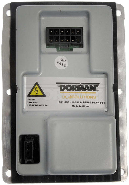 Dorman OE Solutions High Intensity Discharge (Hid) Lighting Ballast for 2006-07 Chrysler 300 Volkswagen Phaeton Volkswagen Touareg 601-053