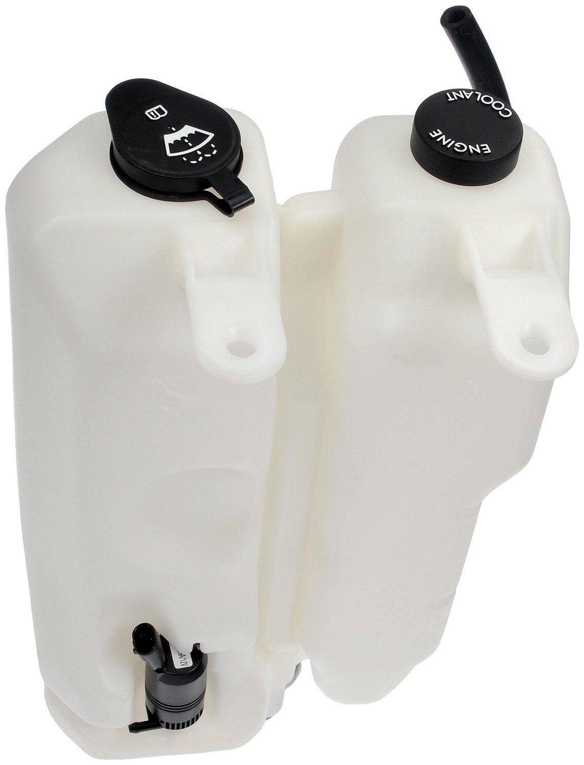 Dorman - OE Solutions Engine Coolant Reservoir with Coolant And Washer Fluid Reservoir Assembly for 1995-2005 Chevrolet Astro GMC Safari 603-039