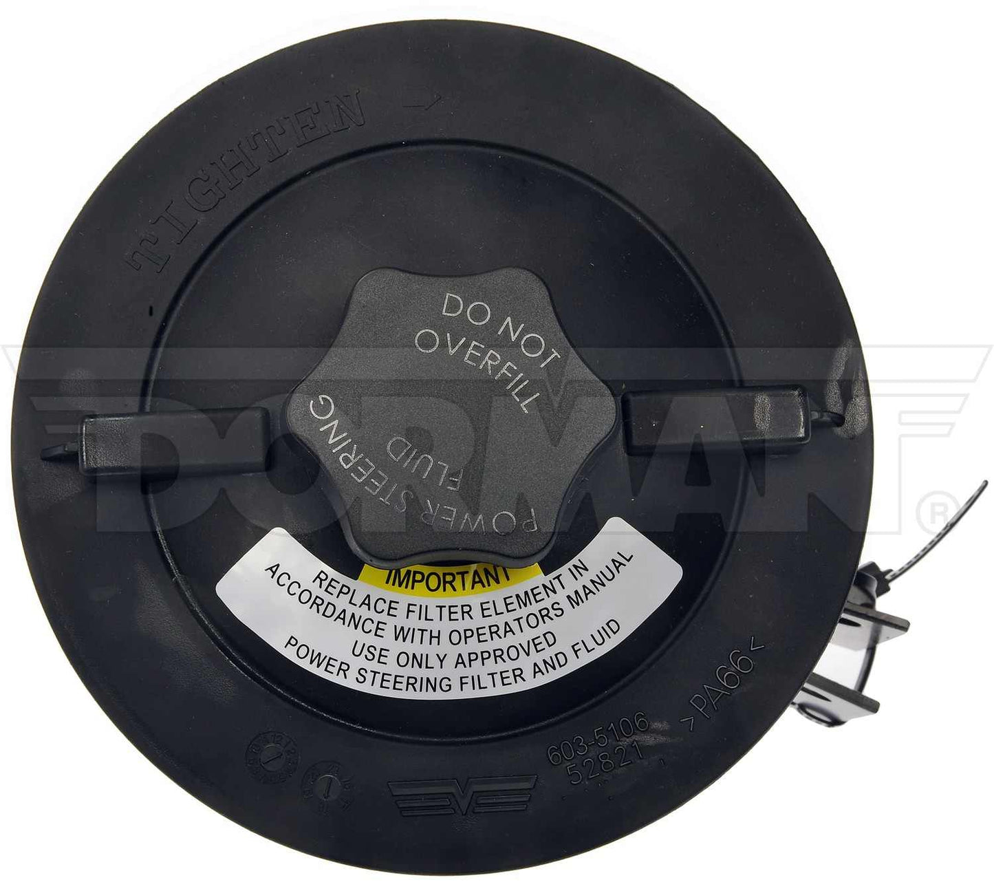 Dorman HD Solutions Heavy Duty Power Steering Reservoir with Threaded Cap for 2010-2016 International 603-5106