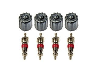 Dorman Tpms Service Kit - 4 Each Replacement Valve Cores And Caps