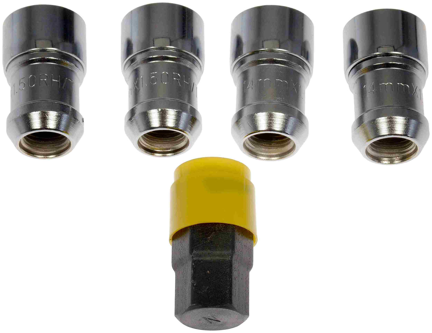 Dorman Autograde Wheel Lug Nut Kit M14-1.50 with Lock for 2015-2024 Ford Lincoln 611-008FK