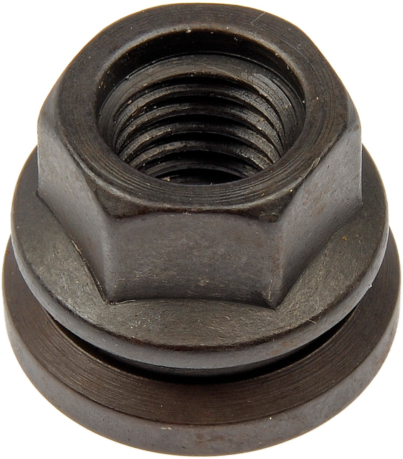 Dorman Wheel Lug Nut M14-2.0 Flanged Flat Face 21mm Hex 22.6mm Length for 2004-99 Ford 2003-00 Lincoln 611-196