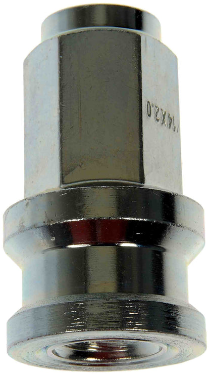 Dorman - Autograde Wheel Lug Nut M14-2.0 Flanged Flat Face 21mm Hex 50mm Length for 2000-2004 Ford F-100,F-150,Lobo