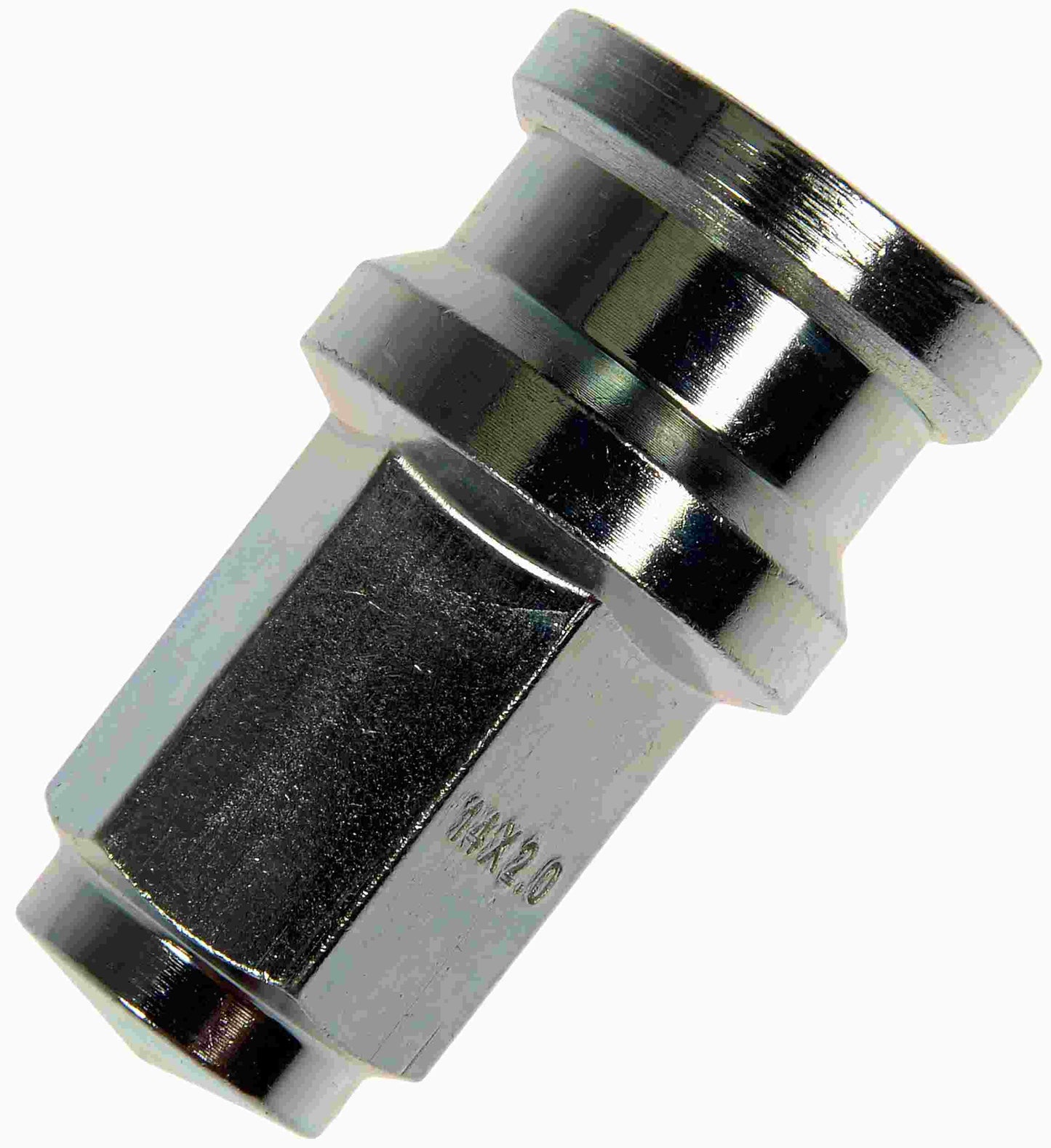 Dorman - Autograde Wheel Lug Nut M14-2.0 Flanged Flat Face 21mm Hex 50mm Length for 2000-2004 Ford F-100,F-150,Lobo