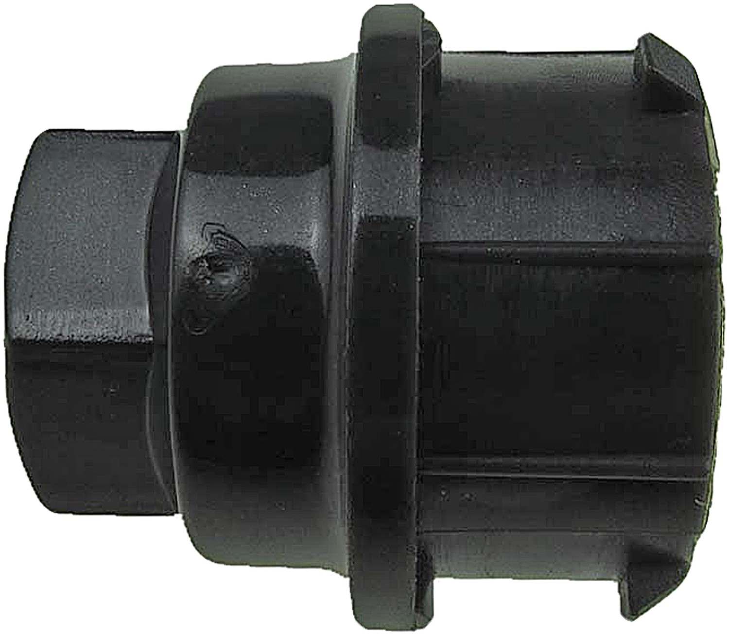 Dorman Lt. Black Metallic Plastic Wheel Nut Cover M24-2.0 Mod, Hex 19mm