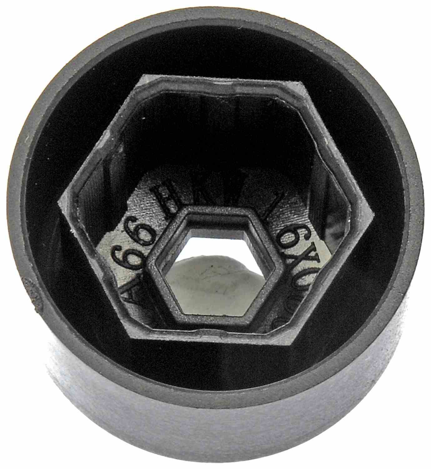Dorman Black Wheel Nut Cover Push Type