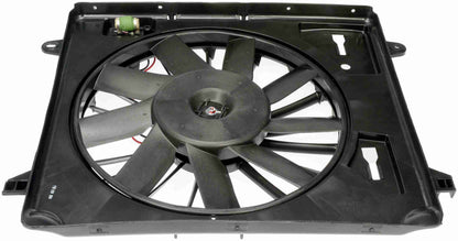 Dorman - OE Solutions Engine Cooling Fan Assembly Radiator Fan Assembly With Resistor for 2011-2017 Jeep Wrangler 620-055