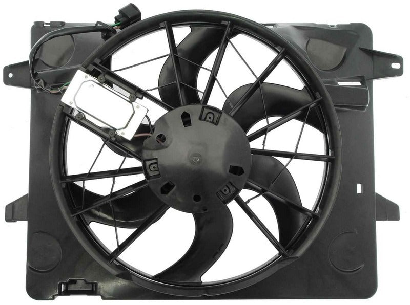 Dorman Engine Cooling Fan Assembly Radiator Fan Assembly With Controller for 2005-2003 Ford Lincoln Mercury 620-120