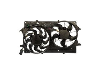 Dorman - OE Solutions Engine Cooling Fan Assembly Dual Fan with Resistor for 2004-2003 Ford Focus 620-147