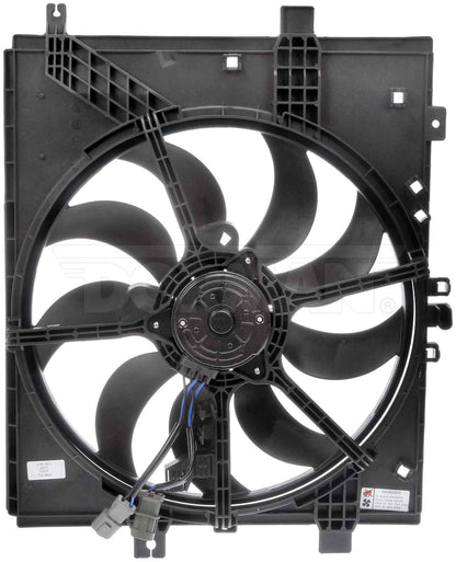 Dorman - OE Solutions Engine Cooling Fan Assembly Radiator Fan Assembly Without Controller for 2019-14 Nissan Versa Note 620-467