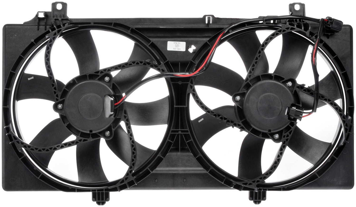 Dorman - OE Solutions Engine Cooling Fan Assembly Dual Fan Assembly Without Controller for 2011-2010 Chevrolet Camaro 620-570