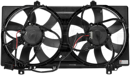 Dorman - OE Solutions Engine Cooling Fan Assembly Dual Fan Assembly Without Controller for 2010 Chevrolet Camaro 620-575