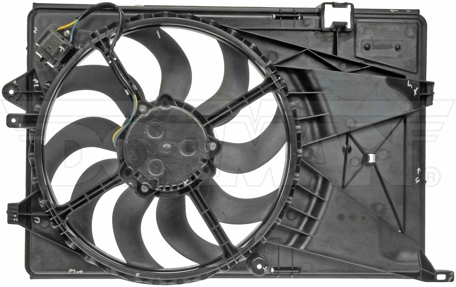 Dorman - OE Solutions SINGLE FAN ASSEMBLY 620-586