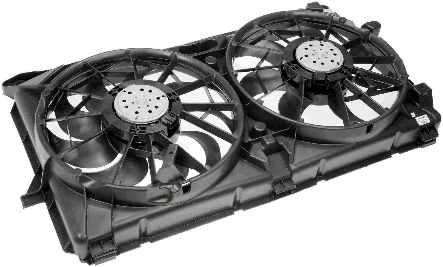 Dorman Engine Cooling Fan Assembly Dual Fan Assembly Without Controller for 2014-07 Chevrolet GMC 620-653