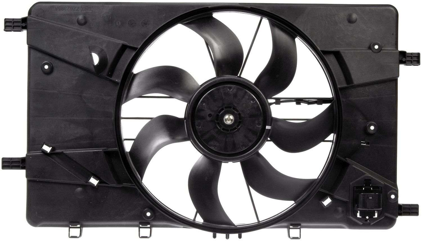 Dorman Engine Cooling Fan Assembly Radiator Fan Assembly Without Controller for 2016-12 Buick Verano Chevrolet Cruze 620-658