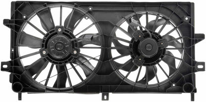 Dorman OE Solutions Engine Cooling Fan Assembly with Dual Fans for 2008 Buick Lacrosse 2011 Chevrolet Impala 2007 Chevrolet Monte Carlo 620-973