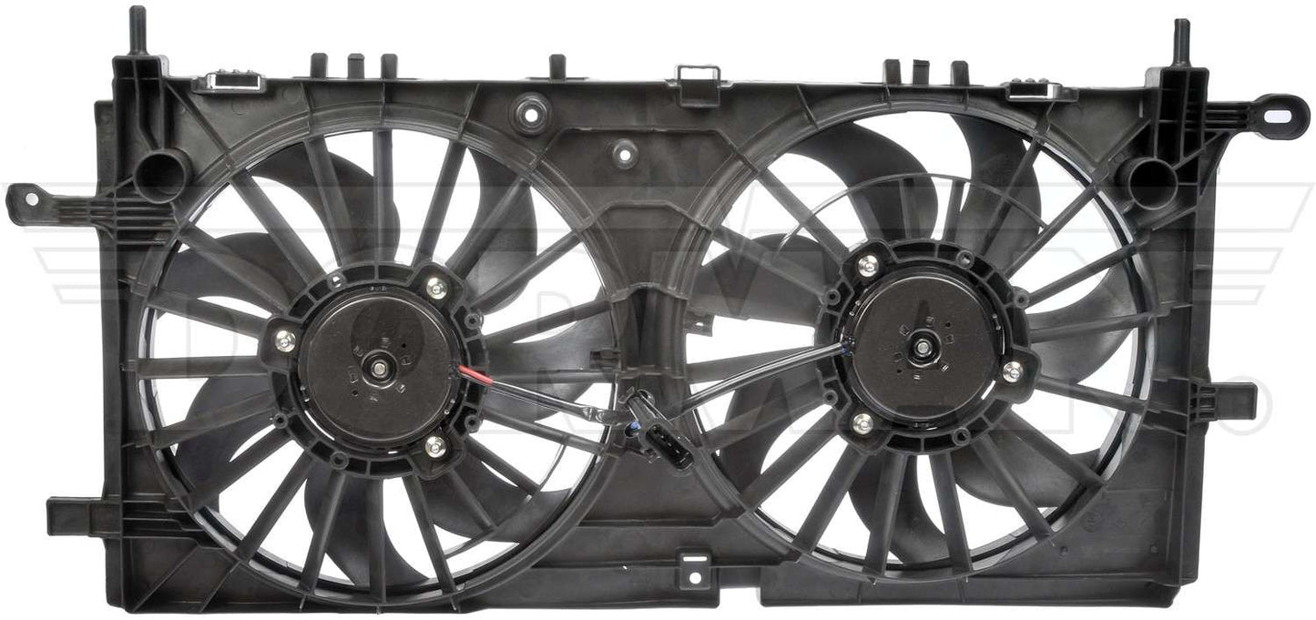 Dorman - OE Solutions Engine Cooling Fan Assembly with Dual Fans for 2006-2008 Buick Terraza Chevrolet Uplander Pontiac Montana Saturn Relay 620-977