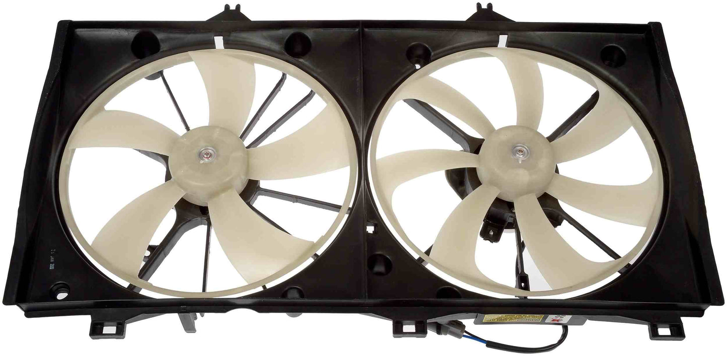Dorman - OE Solutions Engine Cooling Fan Assembly Dual Fan Assembly Without Controller for 2009-07 Toyota Camry 621-014