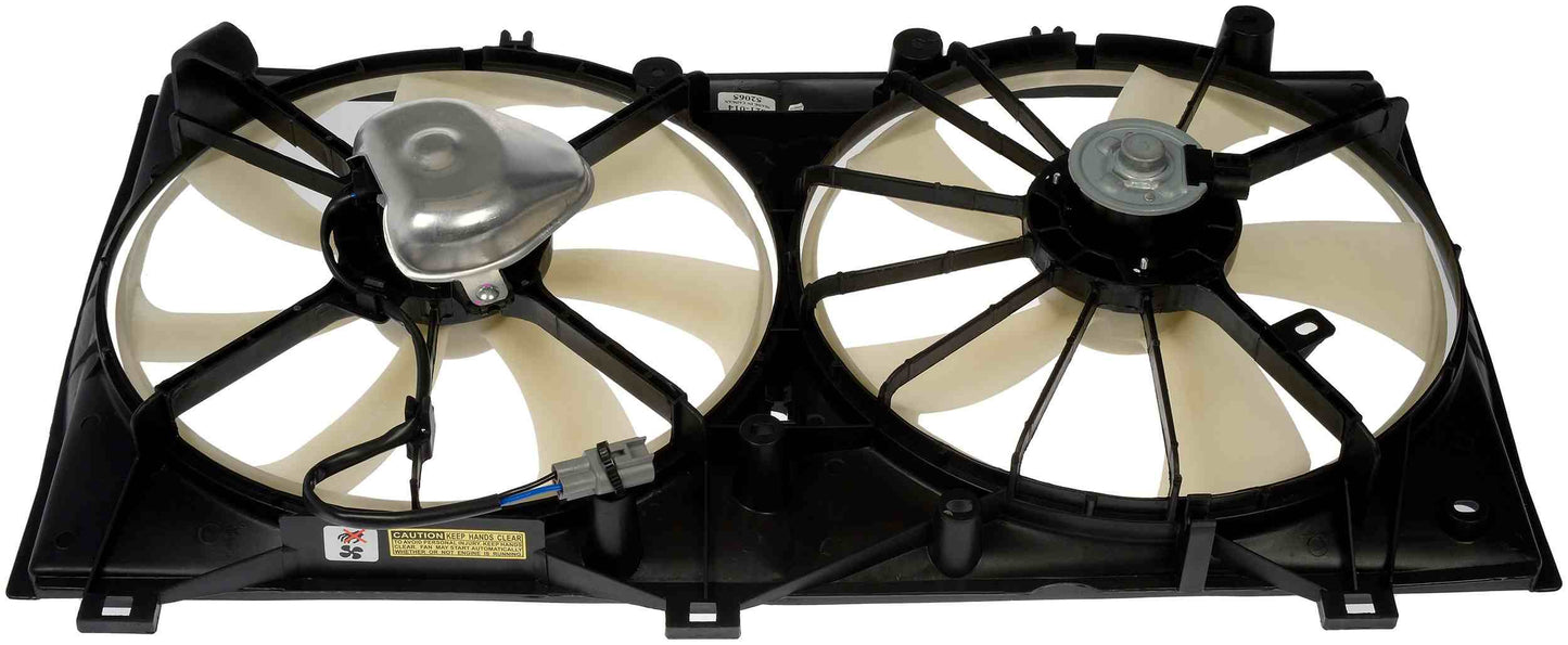 Dorman - OE Solutions Engine Cooling Fan Assembly Dual Fan Assembly Without Controller for 2009-07 Toyota Camry 621-014