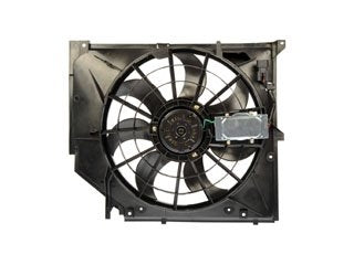 Dorman Engine Cooling Fan Assembly Radiator Fan Assembly With Controller for 1998-2006 BMW 621-199