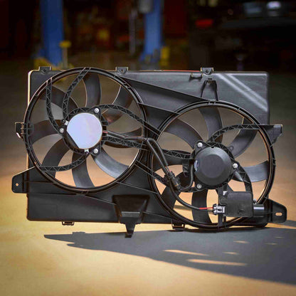 Dorman - OE Solutions Engine Cooling Fan Assembly with Controller for 2014-2017 Ford Edge 621-392