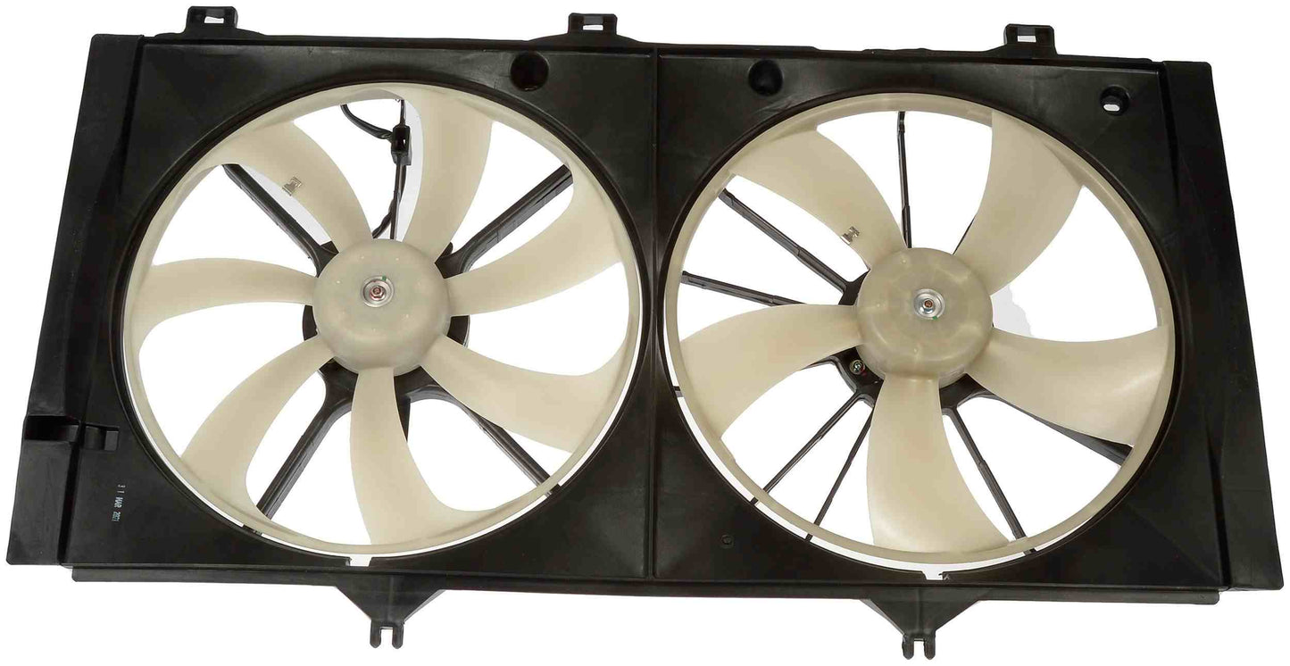 Dorman - OE Solutions Engine Cooling Fan Assembly Dual Fan Assembly Without Controller for 2011-10 Toyota Camry 621-411