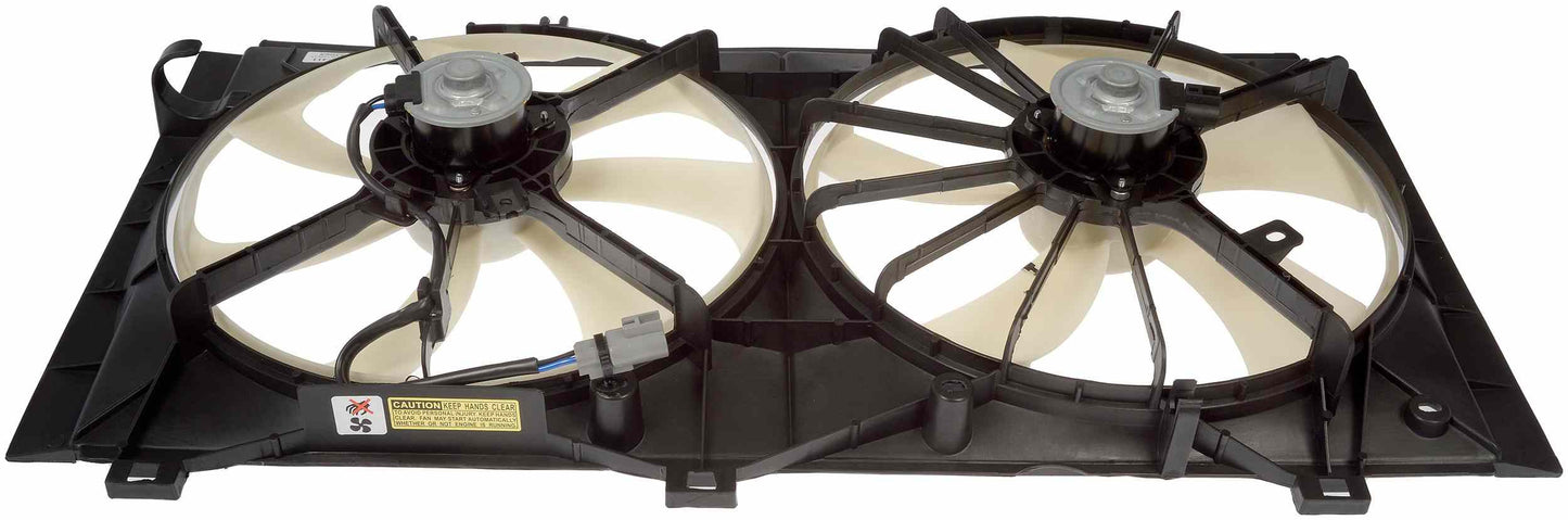 Dorman - OE Solutions Engine Cooling Fan Assembly Dual Fan Assembly Without Controller for 2011-10 Toyota Camry 621-411