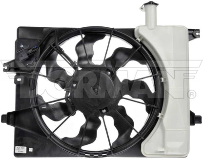 Dorman - OE Solutions Engine Cooling Fan Assembly Radiator Fan Assembly Without Controller for 2013-2017 Hyundai, 2015-2018 Kia 621-565