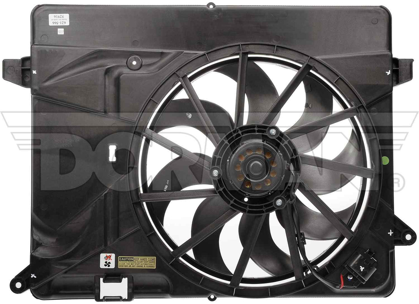 Dorman - OE Solutions Engine Cooling Fan Assembly Radiator Fan Assembly Without Controller for 2021-14 Buick Encore 2021-15 Chevrolet Trax 621-566