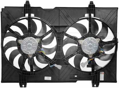 Dorman - OE Solutions Engine Cooling Fan Assembly Radiator Fan Assembly Without Controller for 2015-18 Chevrolet City Express 2021-13 Nissan NV200 621-571
