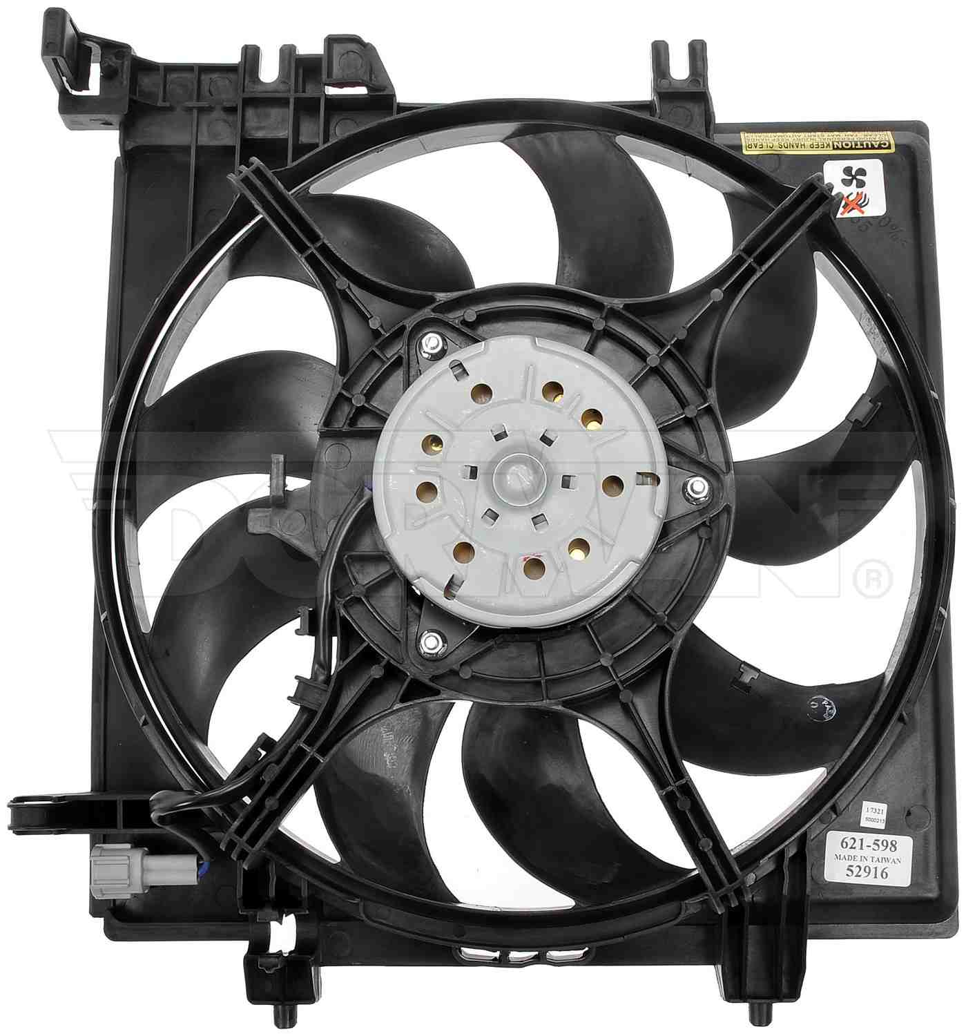 Dorman - OE Solutions Engine Cooling Fan Assembly Radiator Fan Assembly Without Controller for 2018-14 Subaru Forester 2021-15 Subaru WRX 621-598