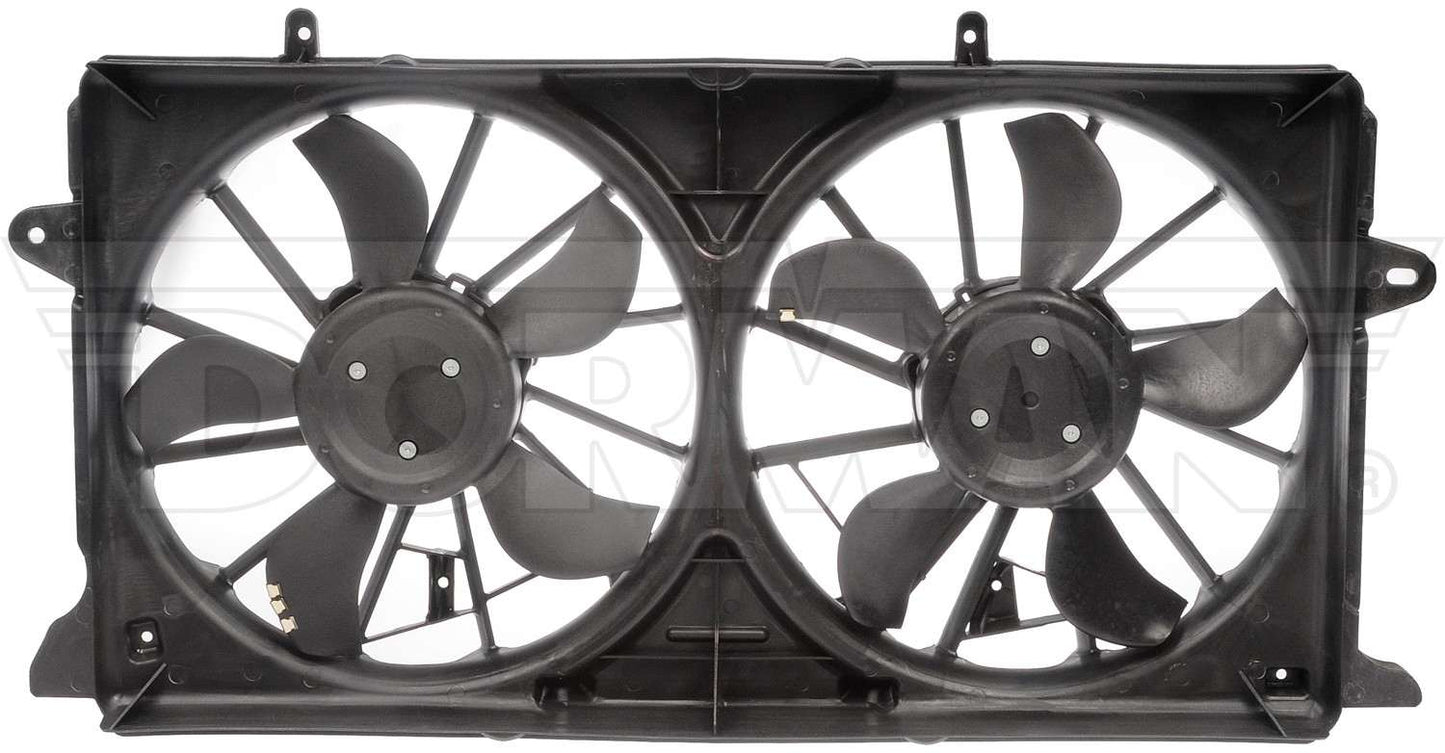 Dorman Engine Cooling Fan Assembly Dual Fan with Brushless Motors for 2020-15 Cadillac, 2020-14 Chevrolet, 2020-14 GMC 621-619