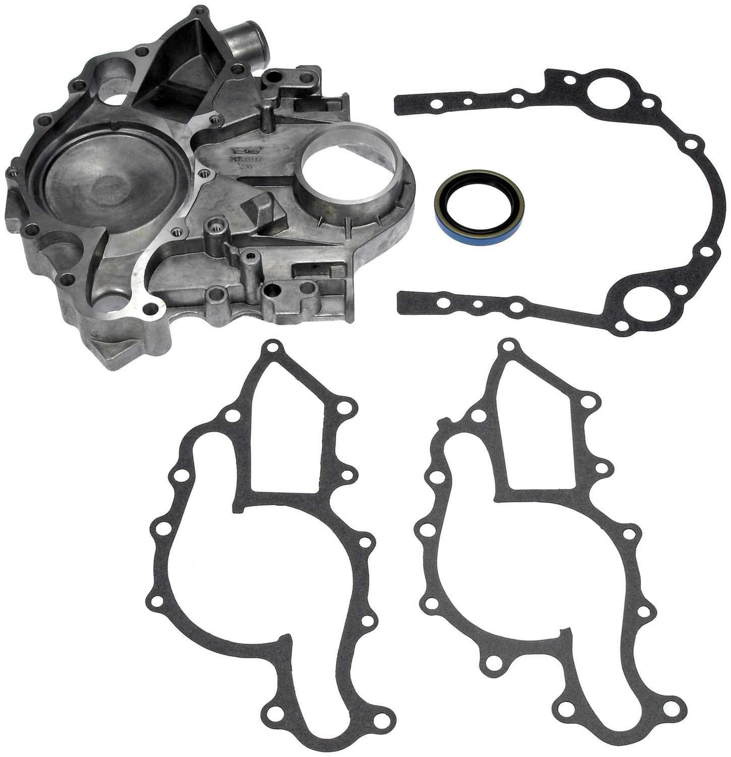Dorman - OE Solutions Engine Timing Cover Kit with Gaskets and Seal for 2008-90 Ford 2007-94 Mazda 2005-90 Mercury 635-117