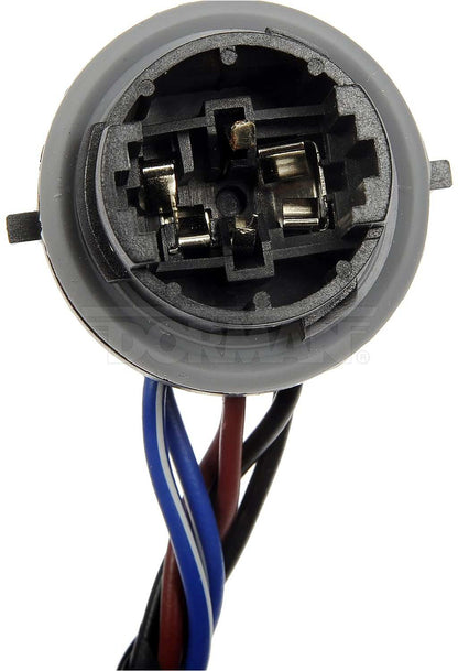 Dorman - TECHoice Headlight Socket with Two Lamp Sockets And Three Connectors for 2014-07 Chevrolet 645-745
