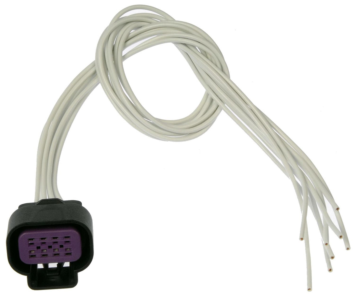 Dorman - TECHoice Electrical Pigtail Throttle Body Connector with Weatherproof Terminals and Locking Tab for 2008-2013 General Motors 645-800