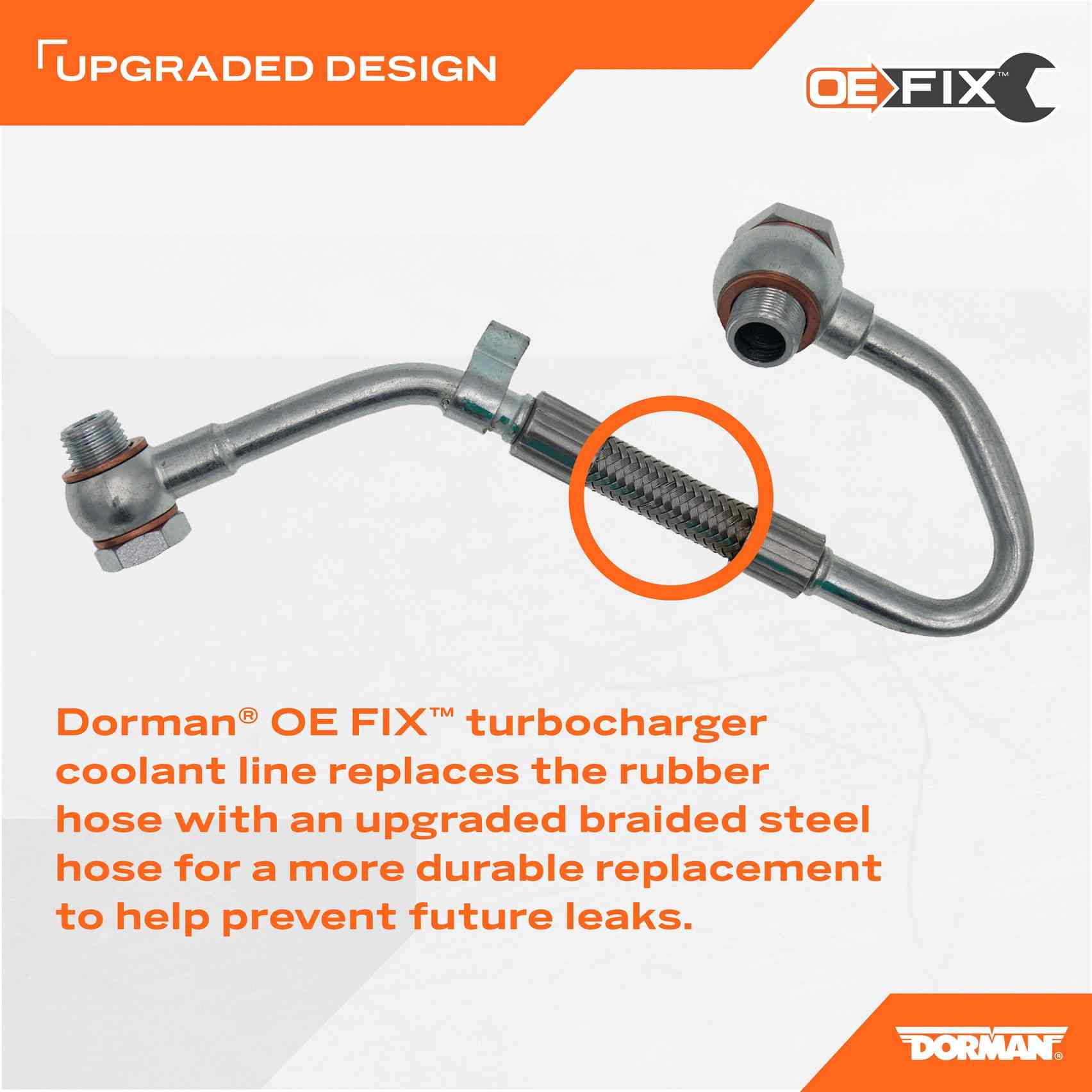 Dorman - OE Solutions TURBOCHARGER WATER FEED LINE 667-562